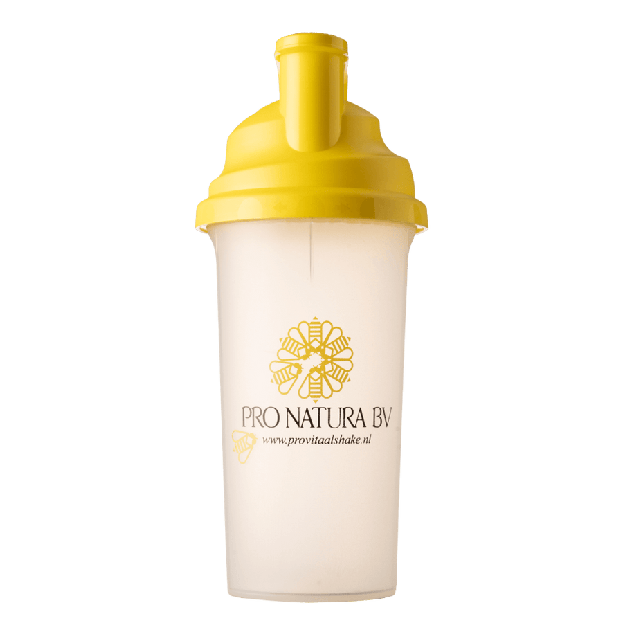 Shakebeker van ProNatura voor het mixen van supplementen en eiwitshakes