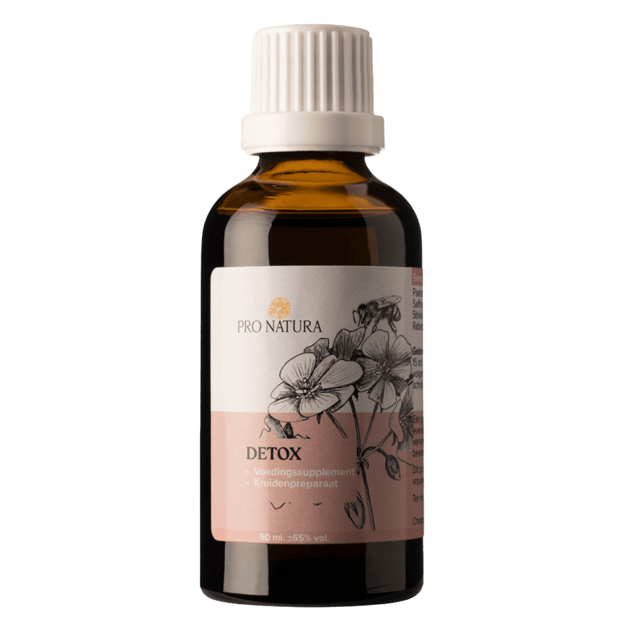 Detox kruidendruppels 50 ml - Paardenbloem, Kurkuma en Rabarber van ProNatura