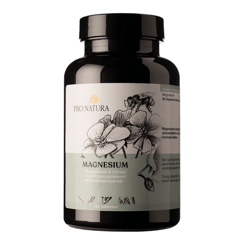 Magnesium Bisglycinaat Albion 120 tabletten - gechelateerde magnesium van ProNatura