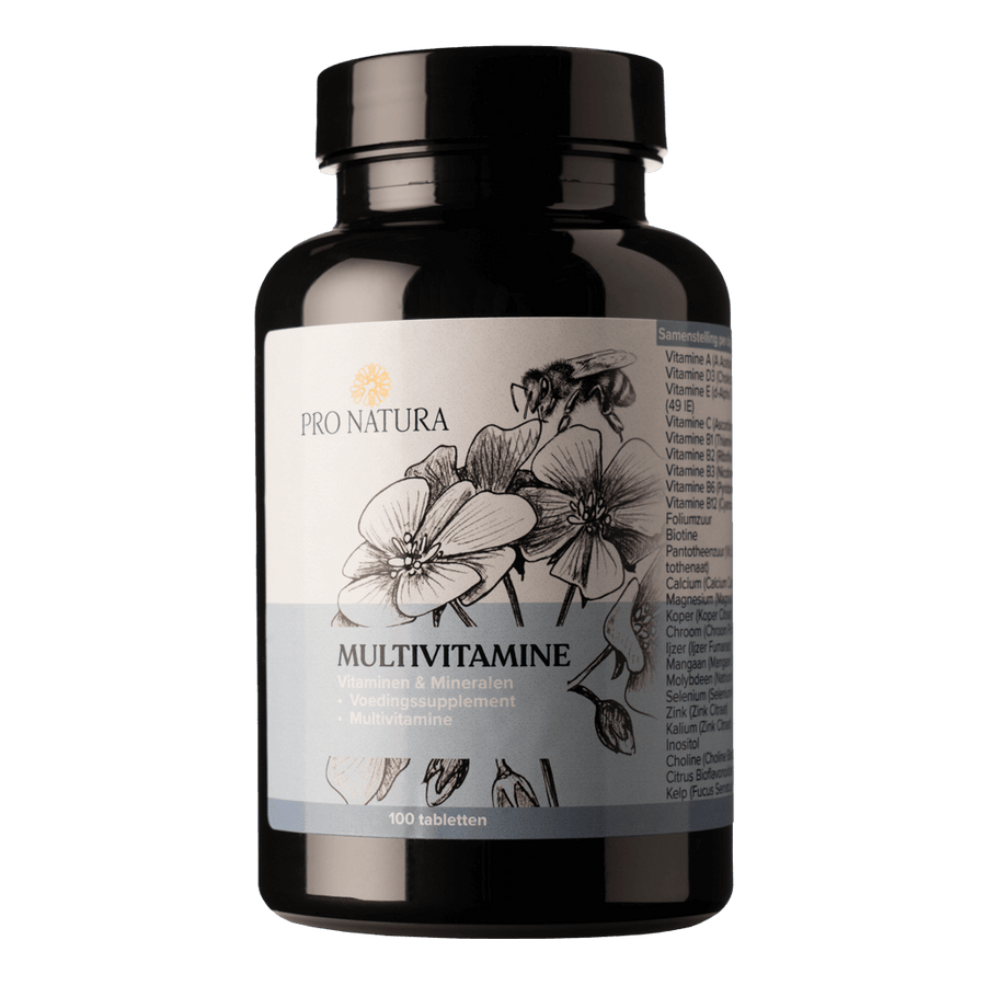 Multi Vitamine 100 tabletten - breed vitaminencomplex uit groenten en fruit van ProNatura